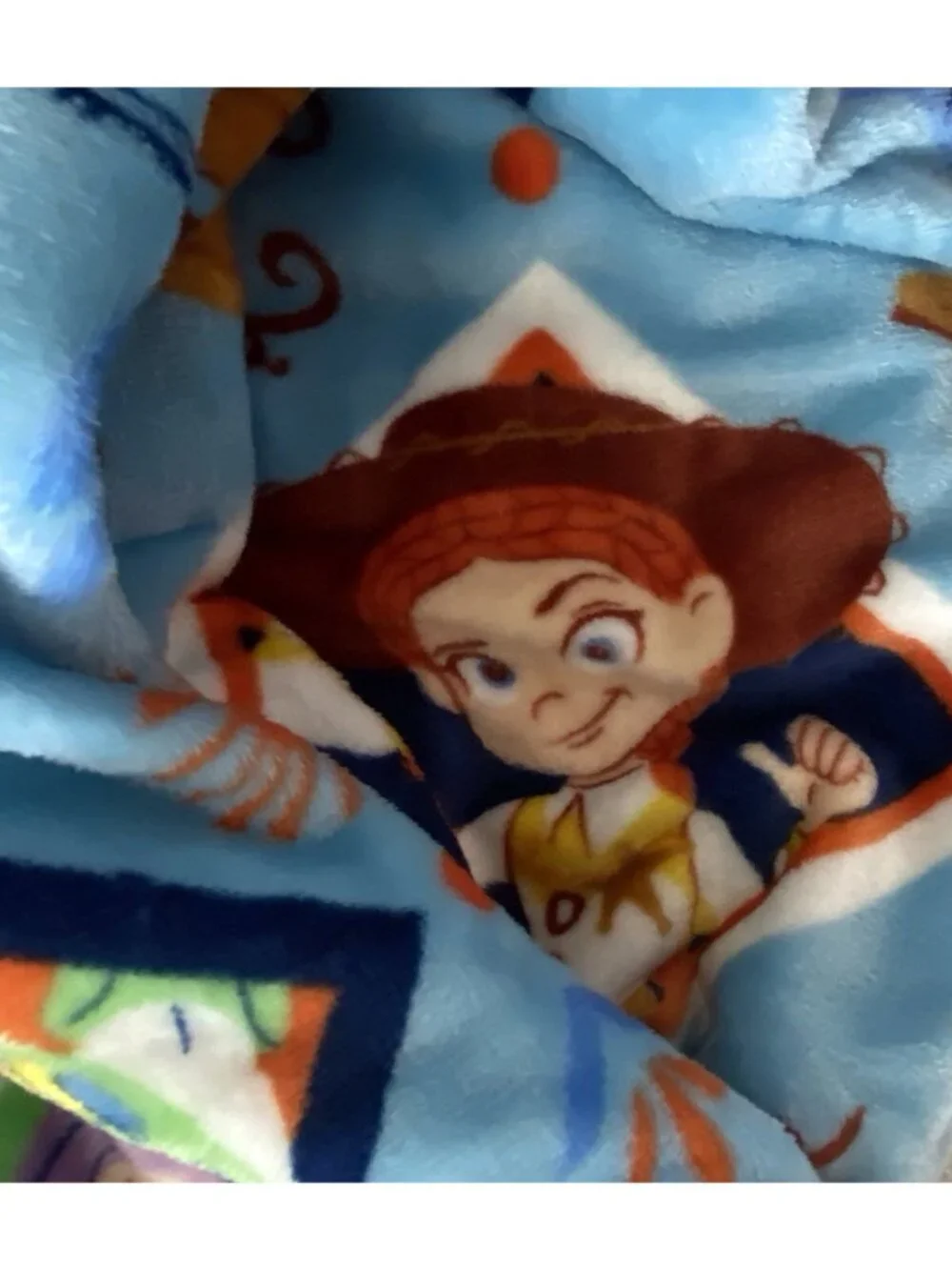 Disney Toy Story 5 Throw Blanket Woody Jessie Buzz Lightyear Bullseye 50” X 70”